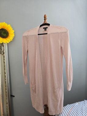 Halogen Blush Pink Lightweight Open Cardigan
